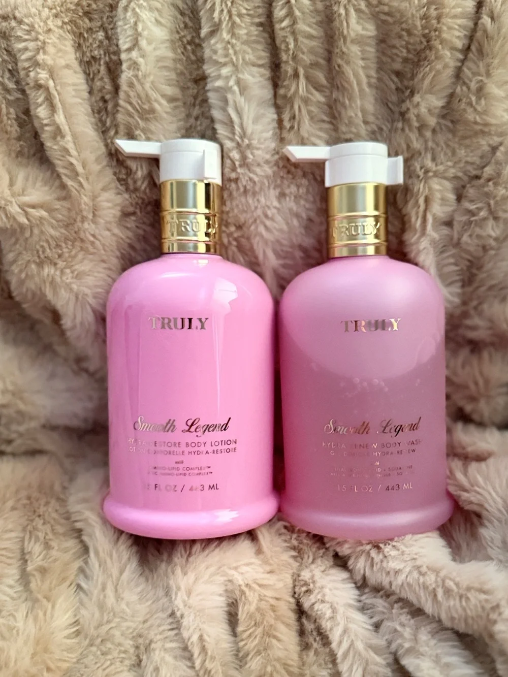 TRULY Smooth Legend Pink Hydra-Restore Body Lotion & Wash